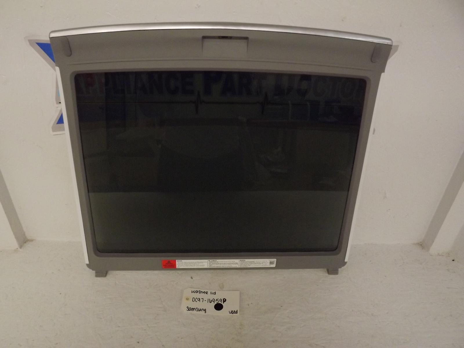 Samsung Washer DC97-16959P Lid Used Samsung Washer DC97-16959P Lid Used